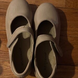 Weissman Kids Beige Mary Jane Shoes